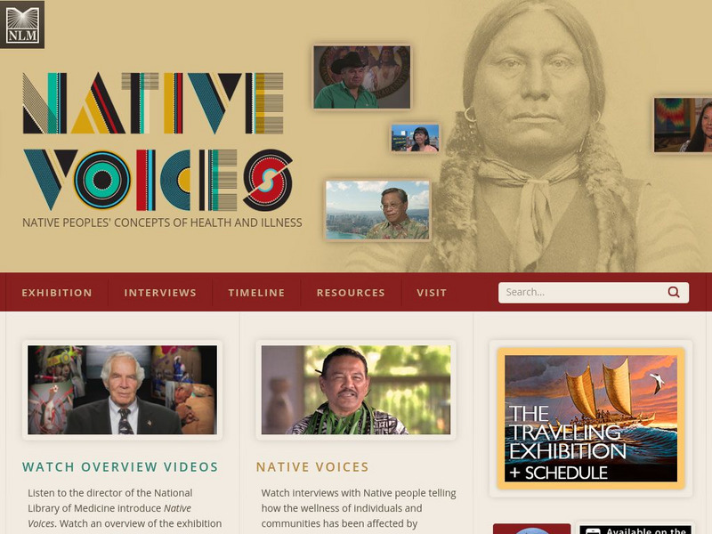 National Library of Medicine: Native Voices: Concepts of Health and Illness Website National Library of Medicine: Native Voices: Concepts of Health and Illness Website