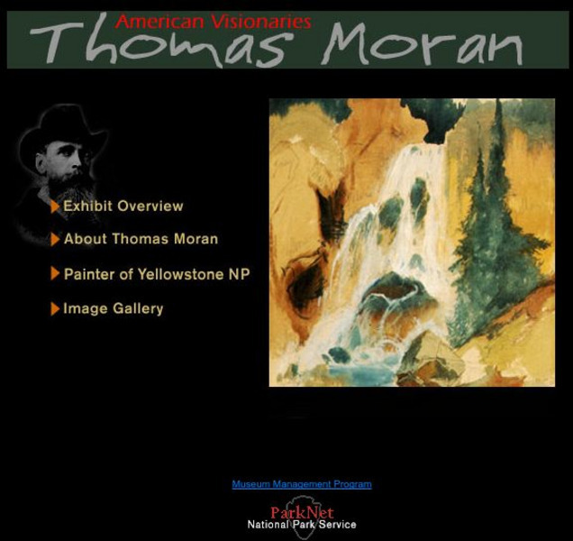 National Park Service: American Visionaries: Thomas Moran Website National Park Service: American Visionaries: Thomas Moran Website