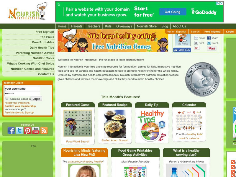 Nourish Interactive: Nutrition Education Interactive Nourish Interactive: Nutrition Education Interactive