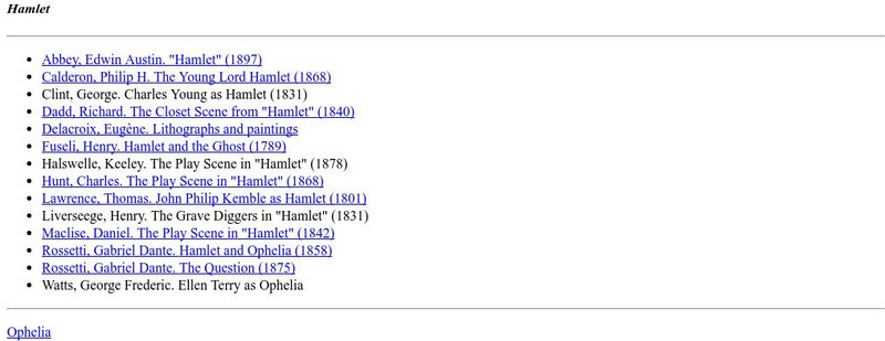 Emory University: "Hamlet" Website Emory University: "Hamlet" Website