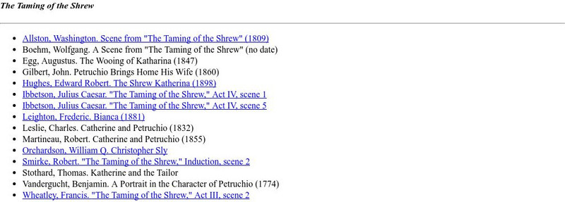 Emory University: Taming of the Shrew Website Emory University: Taming of the Shrew Website