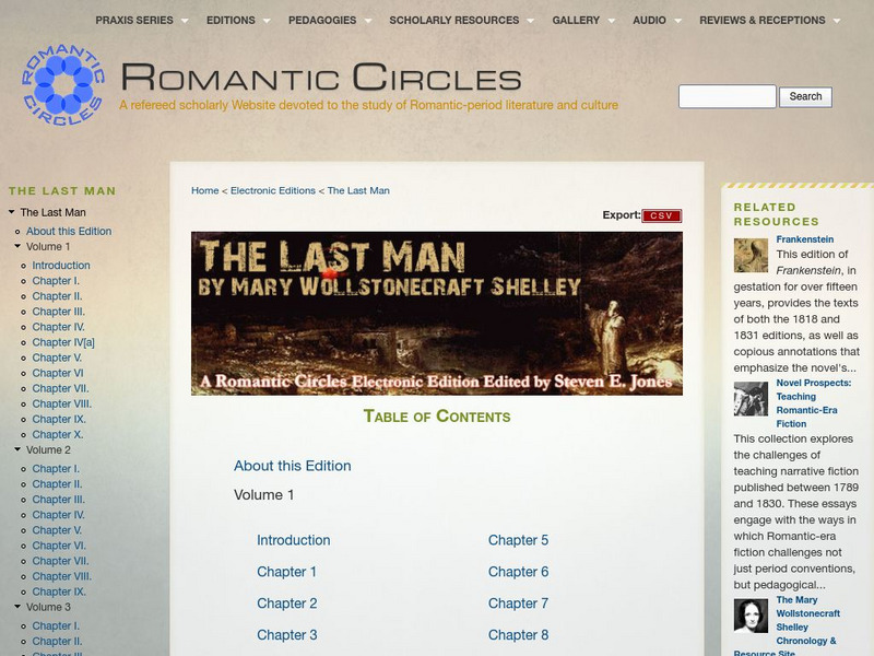 Mary Shelley: The Last Man eBook Mary Shelley: The Last Man eBook