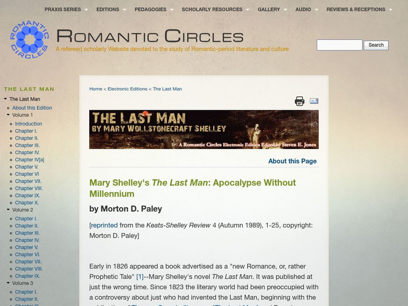 "The Last Man": Apocalypse Without Millennium Website "The Last Man": Apocalypse Without Millennium Website