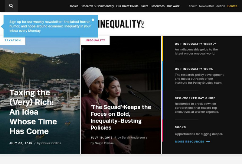 Inequality.org Website Inequality.org Website
