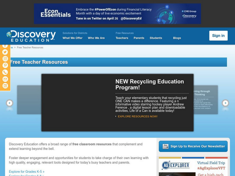 Discovery Education: Exploring Nature Article Discovery Education: Exploring Nature Article