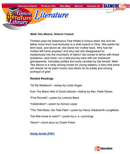 Walk Two Moons Study Guide