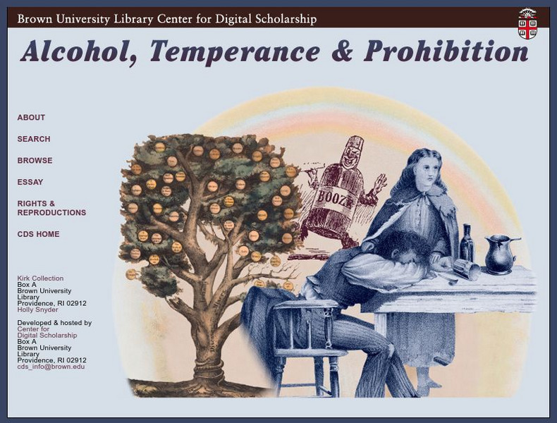 Brown University Library Center: Alcohol, Temperance, and Prohibition Primary Brown University Library Center: Alcohol, Temperance, and Prohibition Primary