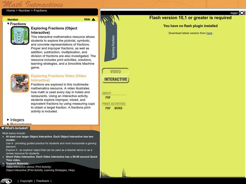 Learn Alberta: Exploring Fractions Instructional Video