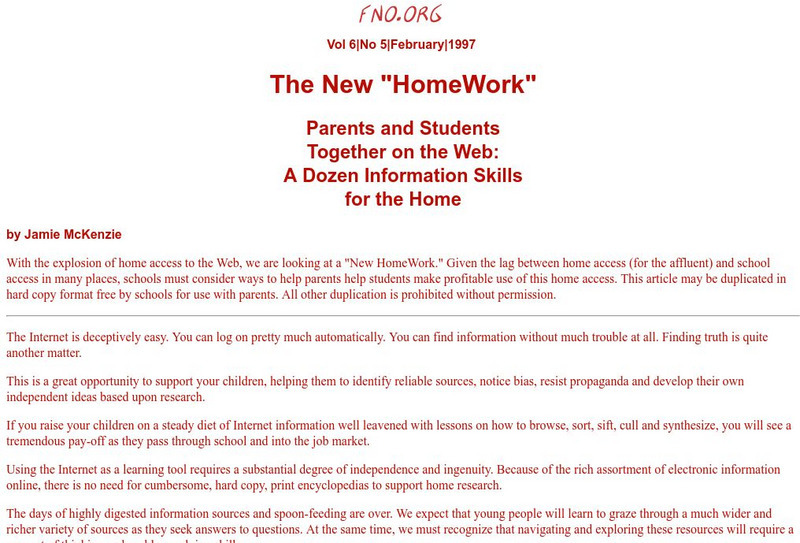 The New "Home Work" Suggestions to Send Home Activity The New "Home Work" Suggestions to Send Home Activity