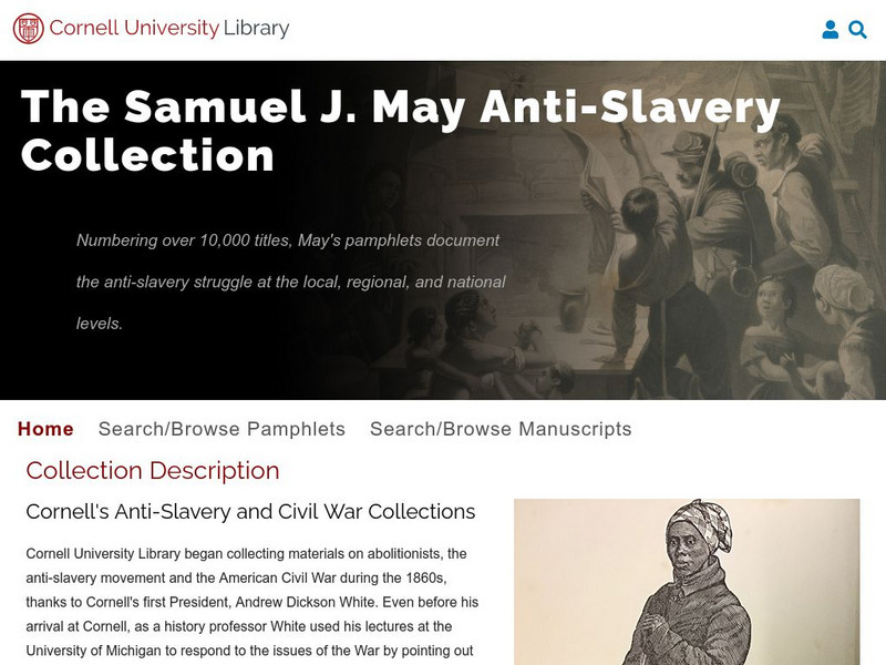 Cornell University: Library: Samuel May Anti Slavery Collection Website Cornell University: Library: Samuel May Anti Slavery Collection Website