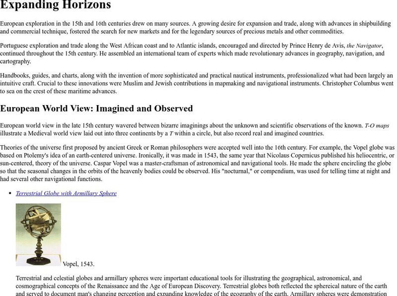 Ibiblio: Expanding Horizons Website