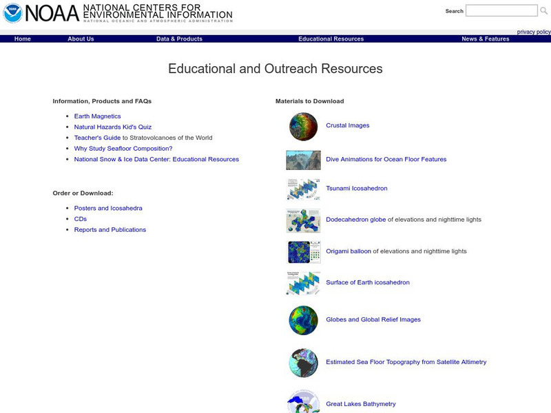 Noaa: Ngdc: Images, Visualizing Data Graphic Noaa: Ngdc: Images, Visualizing Data Graphic
