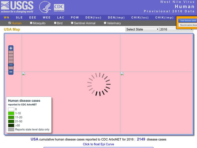 U.s. Geological Survey: Education: Disease Maps Website U.s. Geological Survey: Education: Disease Maps Website