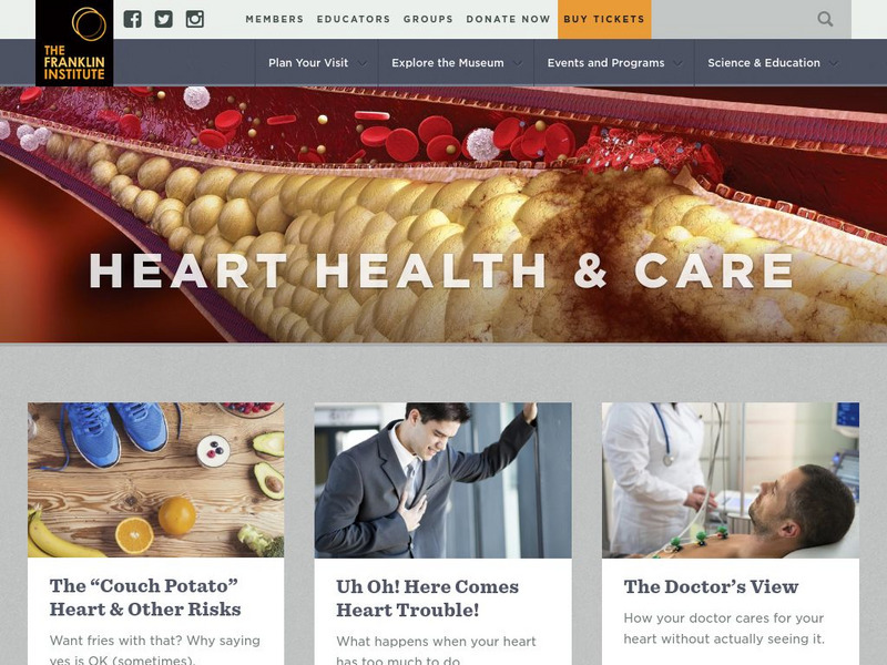 The Franklin Institute: Heart Health and Care Website The Franklin Institute: Heart Health and Care Website