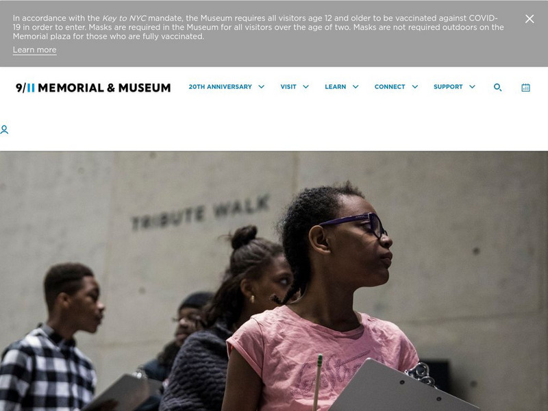 National September 11 Memorial & Museum: Lesson Plans, Grades 3 5 Lesson Plan National September 11 Memorial & Museum: Lesson Plans, Grades 3 5 Lesson Plan