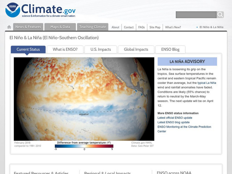 Noaa: El Nino and La Nina Website Noaa: El Nino and La Nina Website