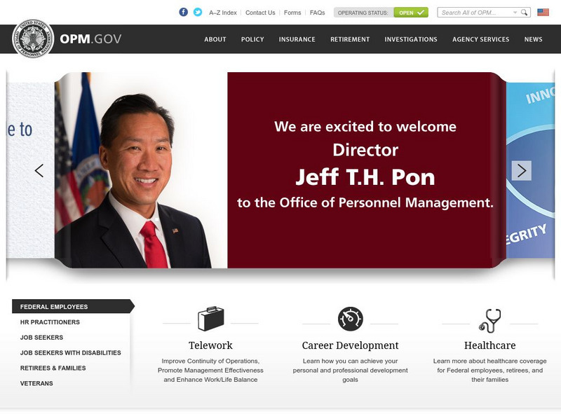 U.s. Office of Personnel Management Website