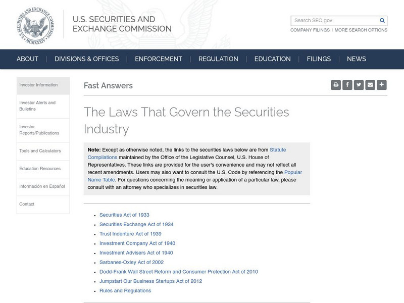 U.s. Securities and Exchange Commission: Securities Act of 1933 [Pdf] Primary