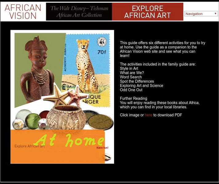 National Museum of African Art: African Vision: Explore African Art: At Home PPT National Museum of African Art: African Vision: Explore African Art: At Home PPT