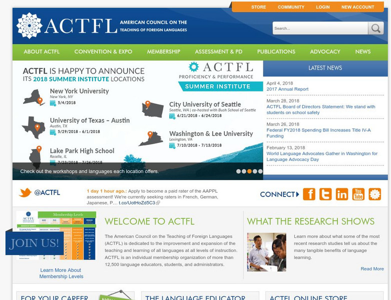 American Council on the Teaching of Foreign Languages Professional Doc American Council on the Teaching of Foreign Languages Professional Doc