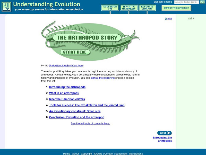 University of California Museum of Paleontology: The Arthropod Story ...