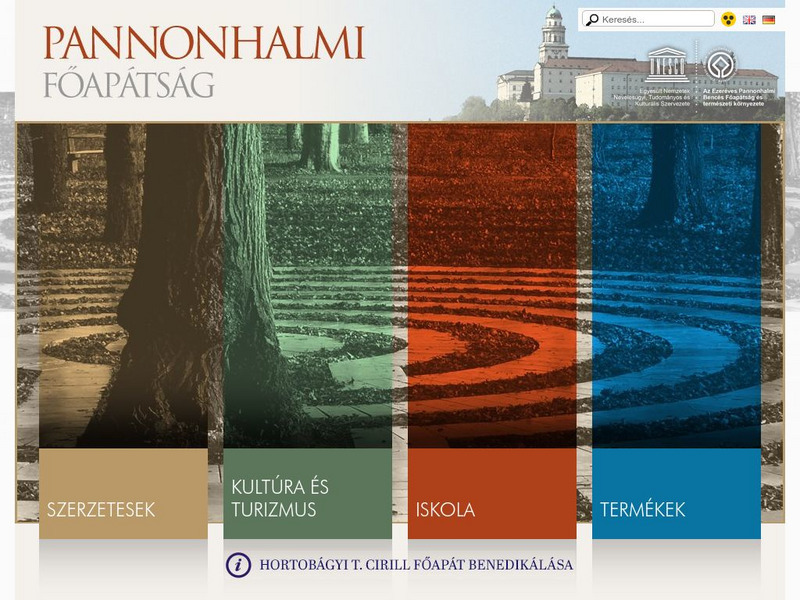 Bences: Archabbey of Pannonhalma Website Bences: Archabbey of Pannonhalma Website