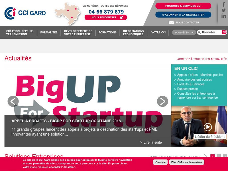 Cci Gard: De Nimes Website