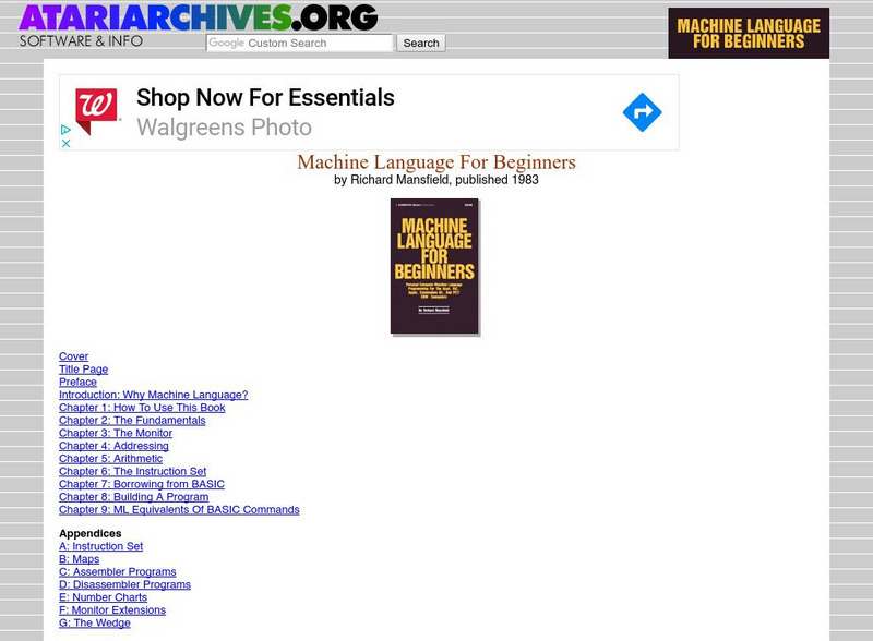 Mansfield: Machine Language for Beginners eBook Mansfield: Machine Language for Beginners eBook