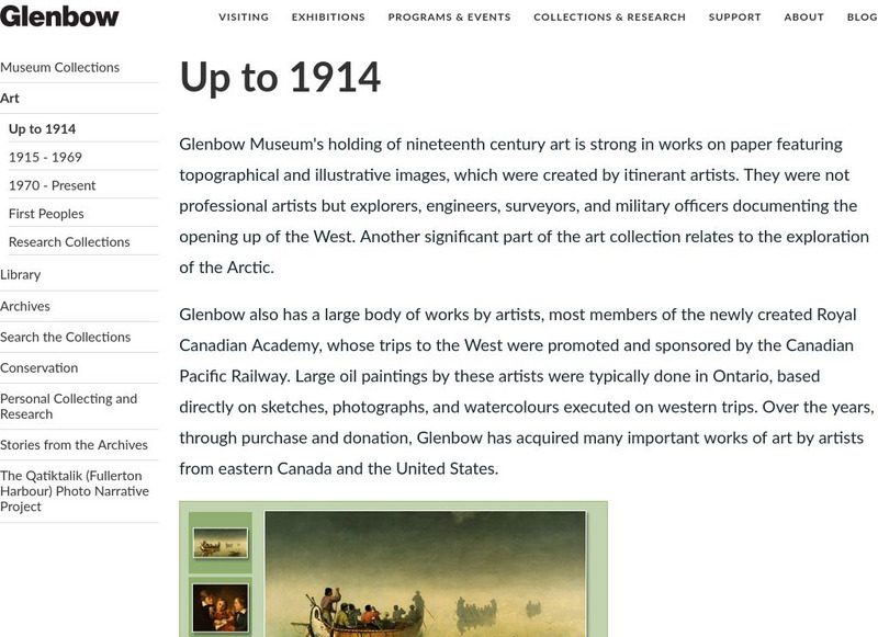 Glenbow Museum: Up to 1914 Website Glenbow Museum: Up to 1914 Website