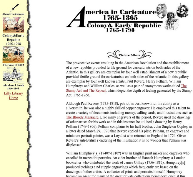 Indiana University: Colony & Early Republic Activity Indiana University: Colony & Early Republic Activity