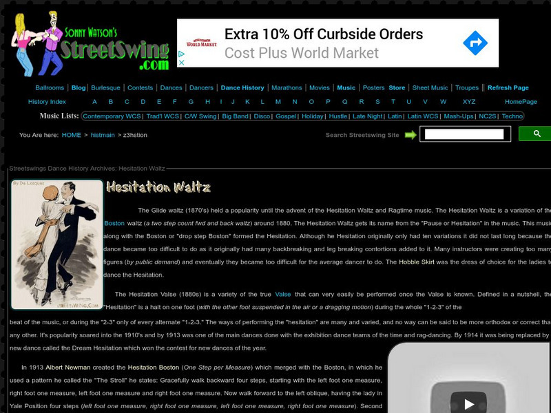 Street Swing: Hesitation Waltz Website