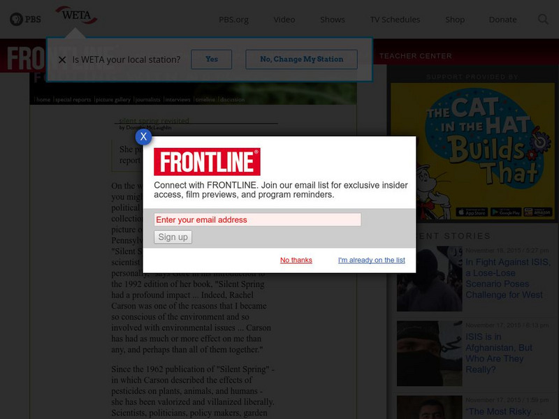 Pbs: Fooling With Nature Instructional Video