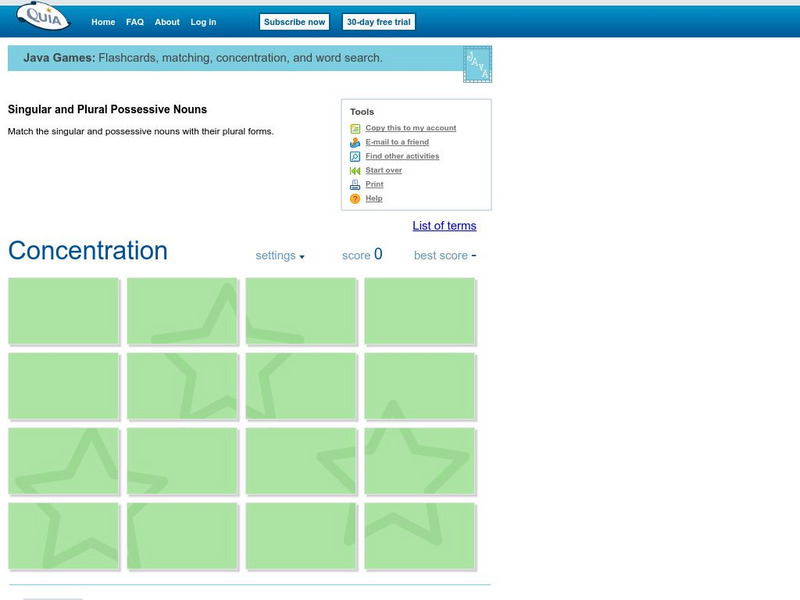 Quia: Singular and Plural Nouns Interactive Quia: Singular and Plural Nouns Interactive