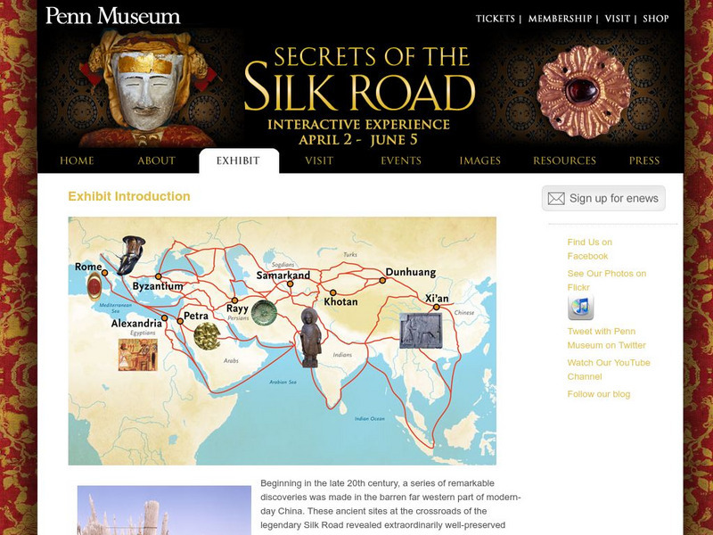 Penn Museum: Secrets of the Silk Road Website Penn Museum: Secrets of the Silk Road Website