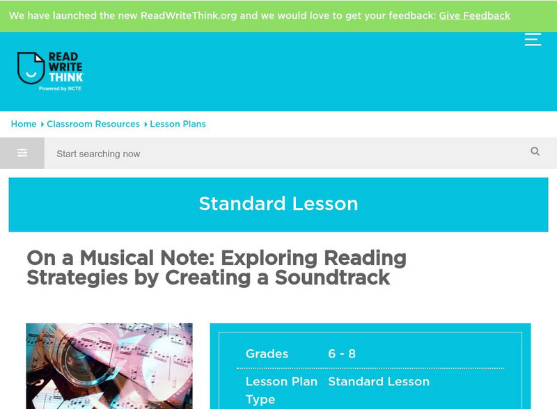 Read Write Think: Exploring Reading Strategies Lesson Plan