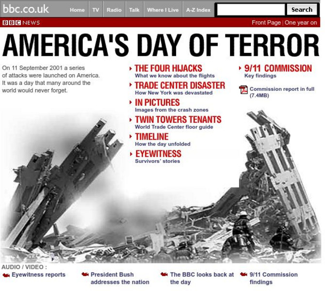 Bbc News: America's Day of Terror Website Bbc News: America's Day of Terror Website