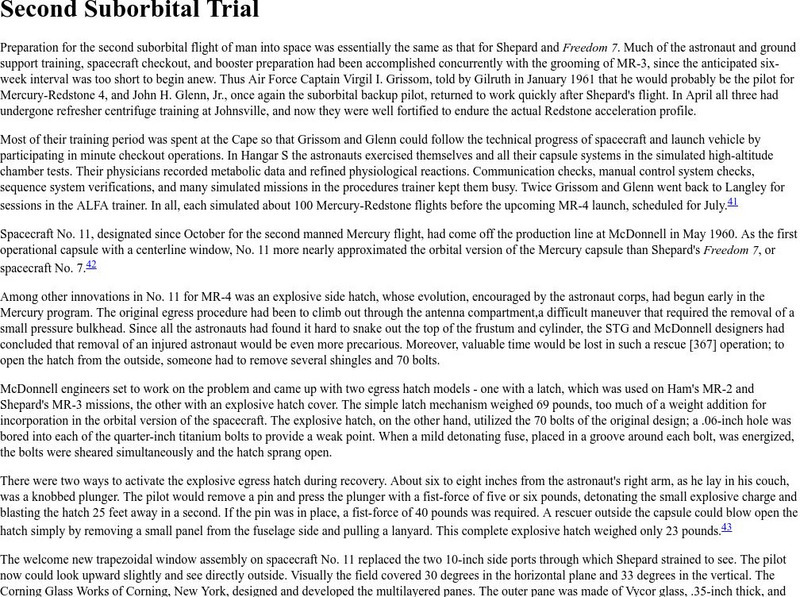 Nasa: Second Suborbital Trial Website Nasa: Second Suborbital Trial Website