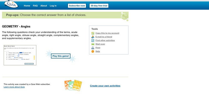Quia: Angles eBook Quia: Angles eBook