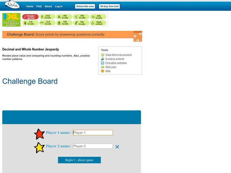 Quia: Decimal and Whole Number Jeopardy Interactive Quia: Decimal and Whole Number Jeopardy Interactive