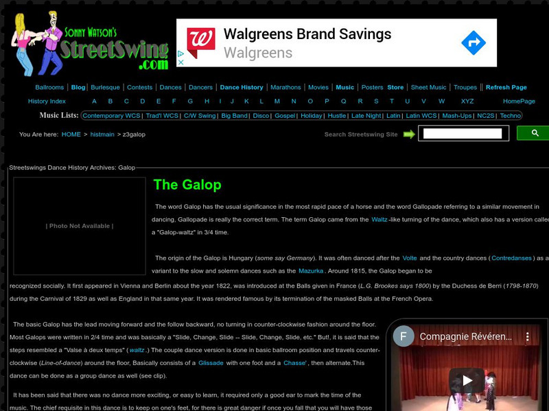 Street Swing: The Galop Website Street Swing: The Galop Website