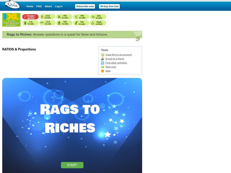 Quia: Ratios and Proportions Interactive Quia: Ratios and Proportions Interactive