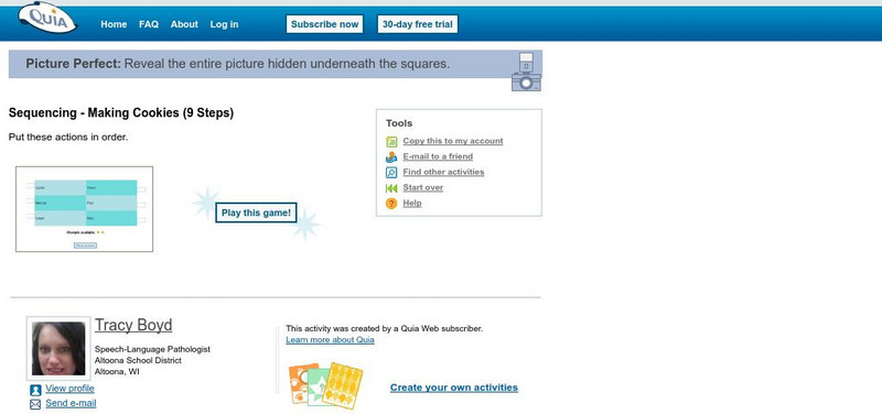 Quia: Making Cookies (9 Steps) eBook Quia: Making Cookies (9 Steps) eBook