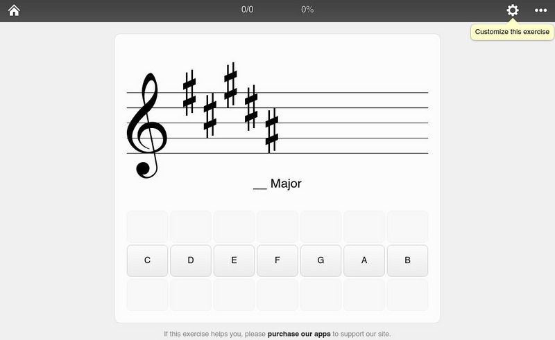 Music theory.net: Key Trainer Interactive Music theory.net: Key Trainer Interactive