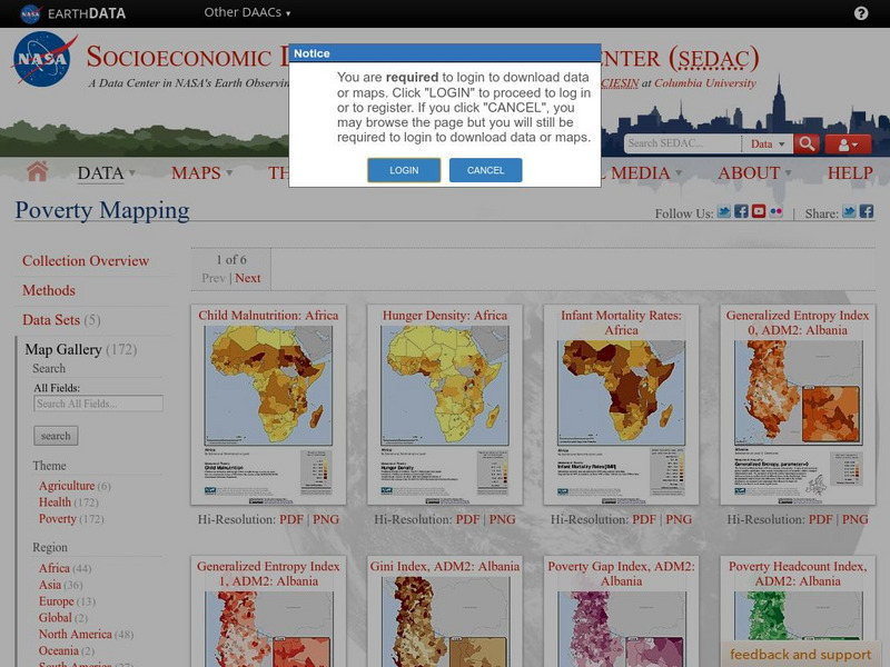 Nasa: Sedac: Poverty Mapping: Map Gallery Website Nasa: Sedac: Poverty Mapping: Map Gallery Website