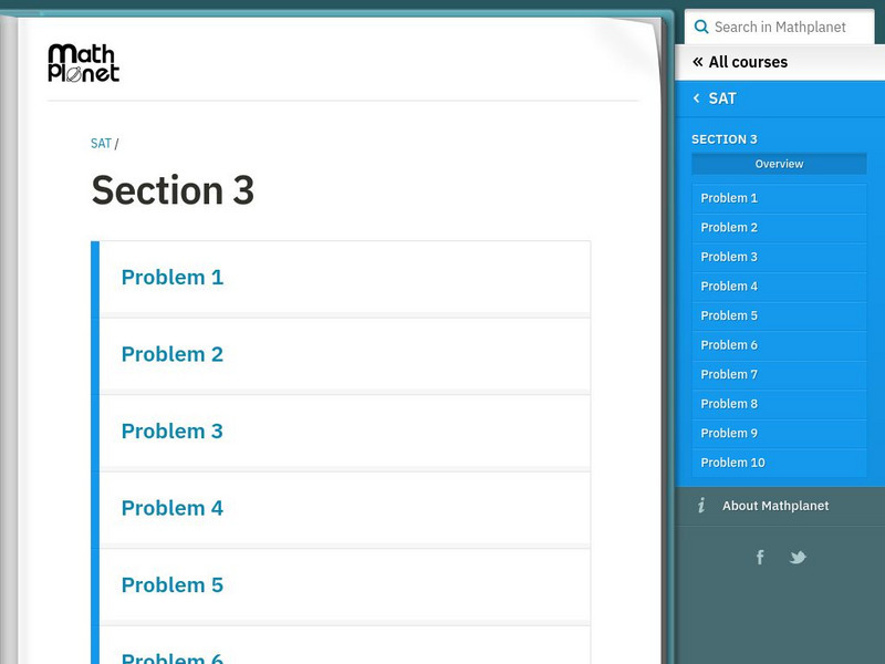 Math Planet: Sat Section 3 Study Guide Math Planet: Sat Section 3 Study Guide