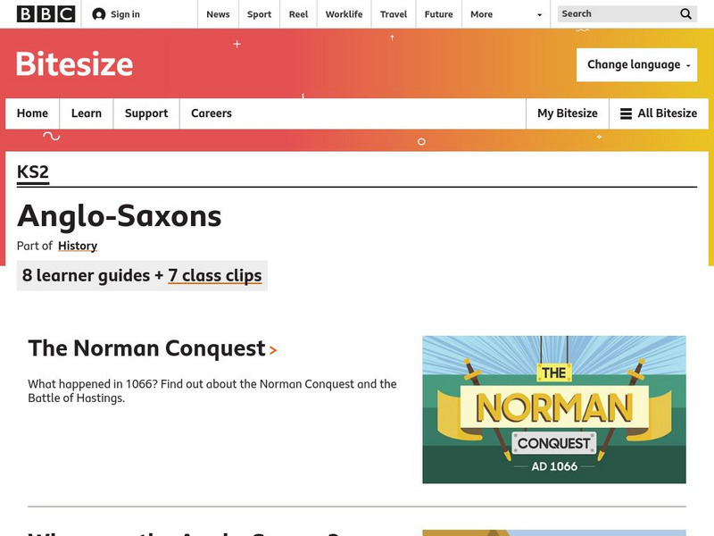 Bbc Primary History: The Anglo Saxons Unit Plan Bbc Primary History: The Anglo Saxons Unit Plan