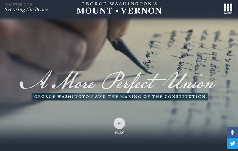 Mount Vernon Ladies' Association: A More Perfect Union: Securing the Peace Instructional Video Mount Vernon Ladies' Association: A More Perfect Union: Securing the Peace Instructional Video