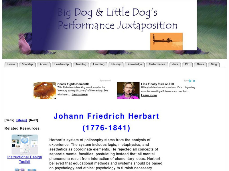 Johann Friedrich Herbart Activity Johann Friedrich Herbart Activity