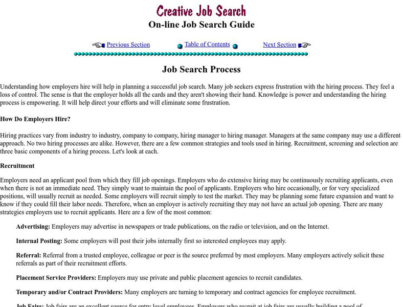 Amby: Job Search Process Article Amby: Job Search Process Article