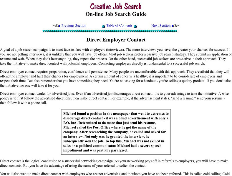 Amby: Direct Employer Contact Article